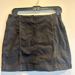 Wild Fable Stretchy Black Denim Skirt